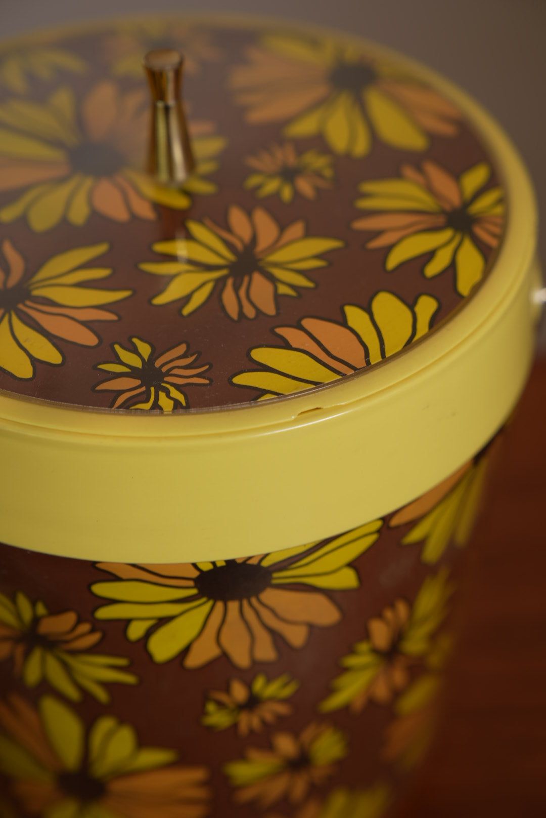 70s Floral Ice Bucket