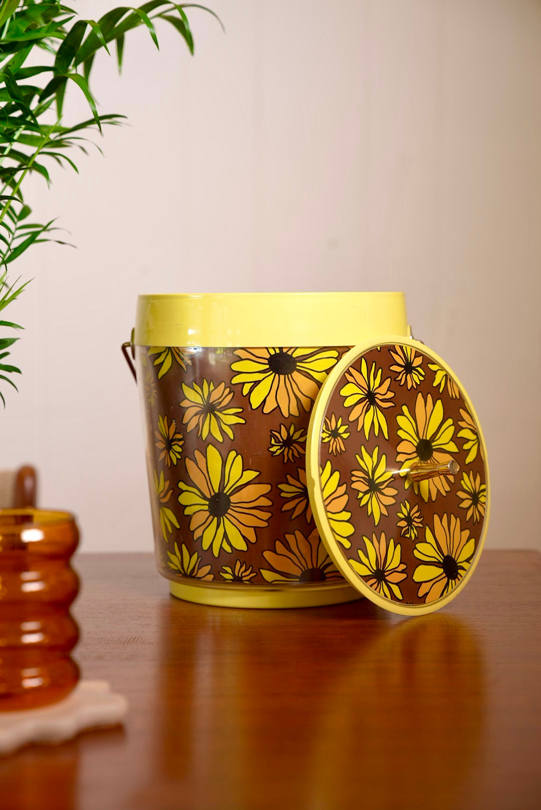 70s Floral Ice Bucket