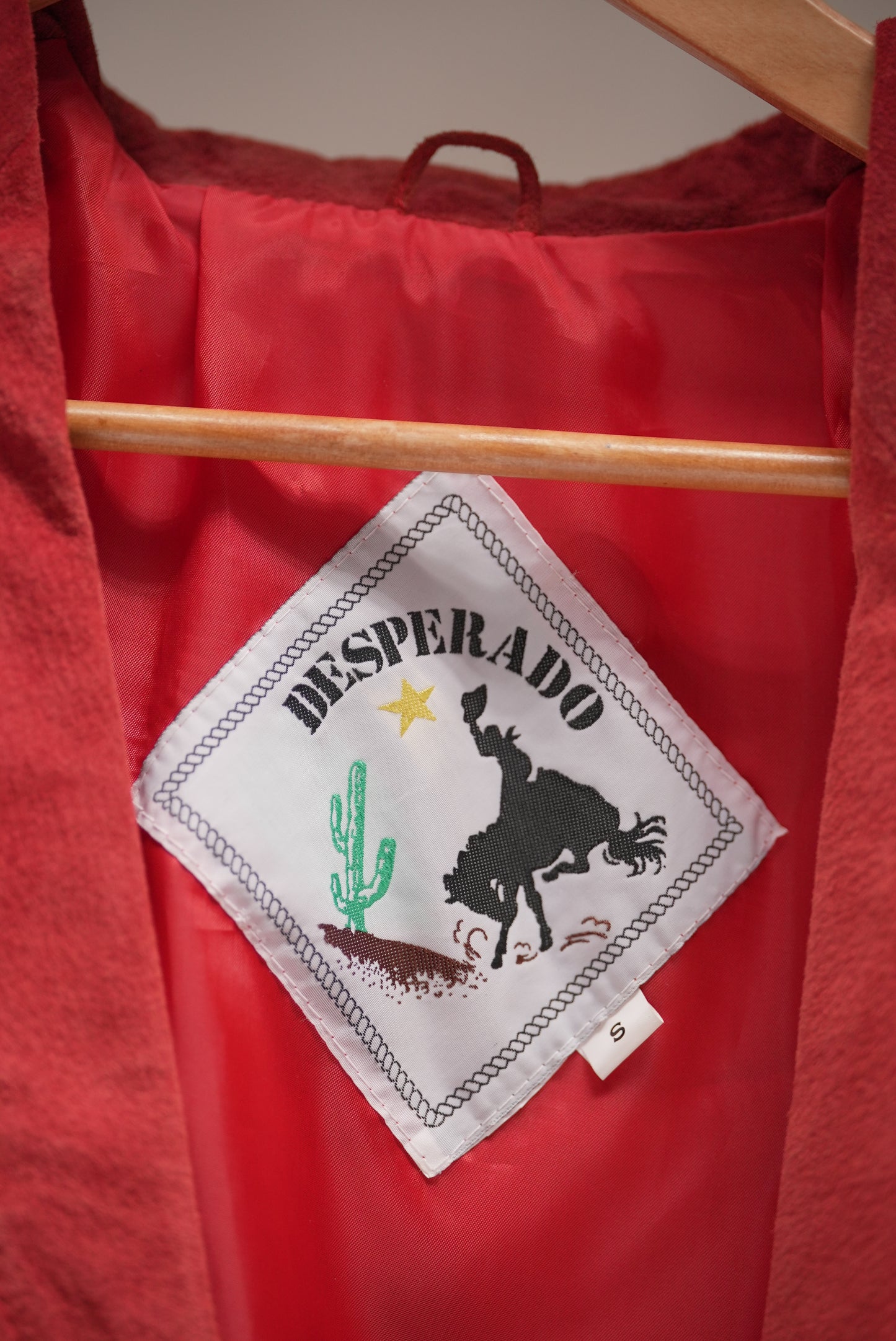 Vintage Red Leather Jacket