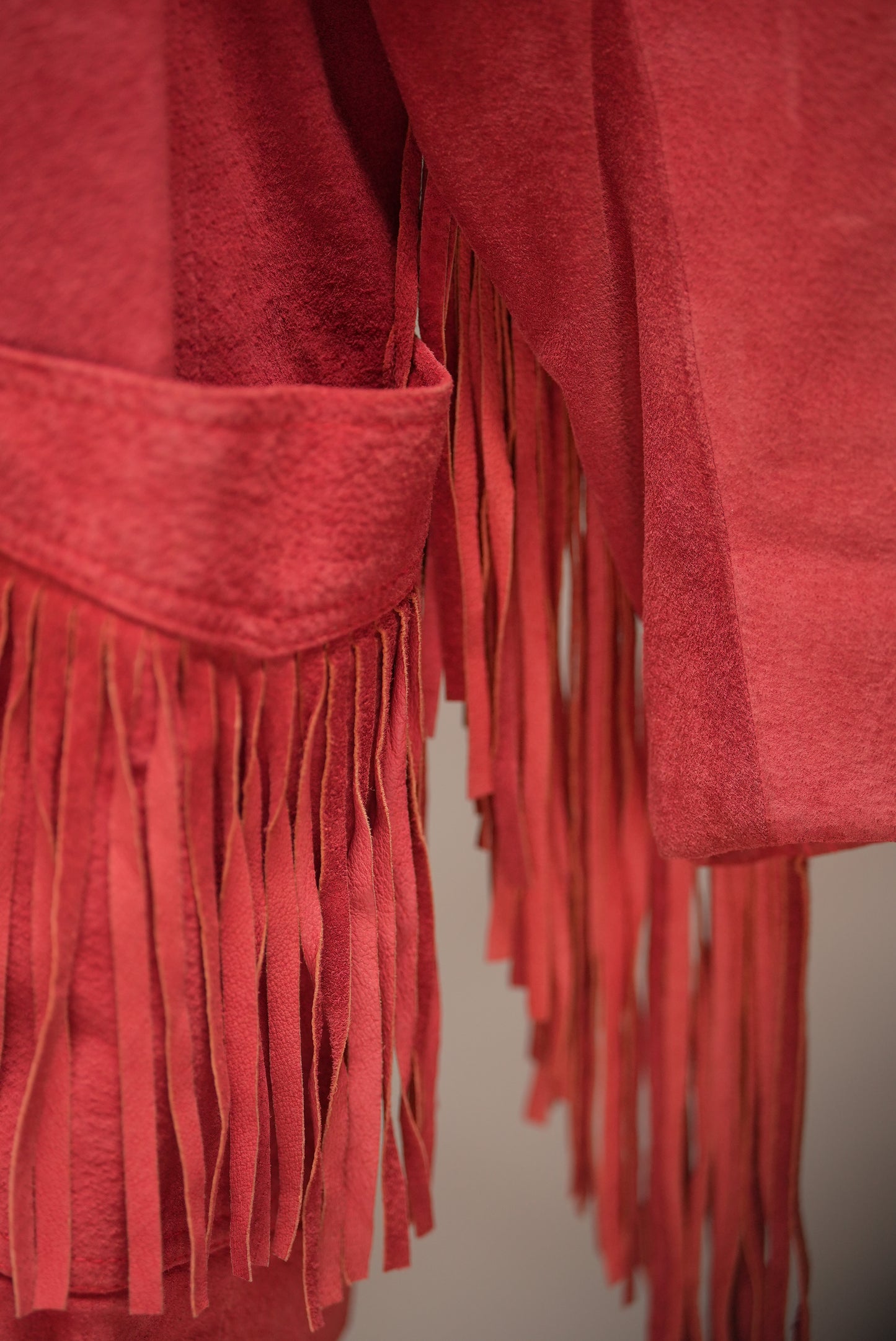 Vintage Red Leather Jacket