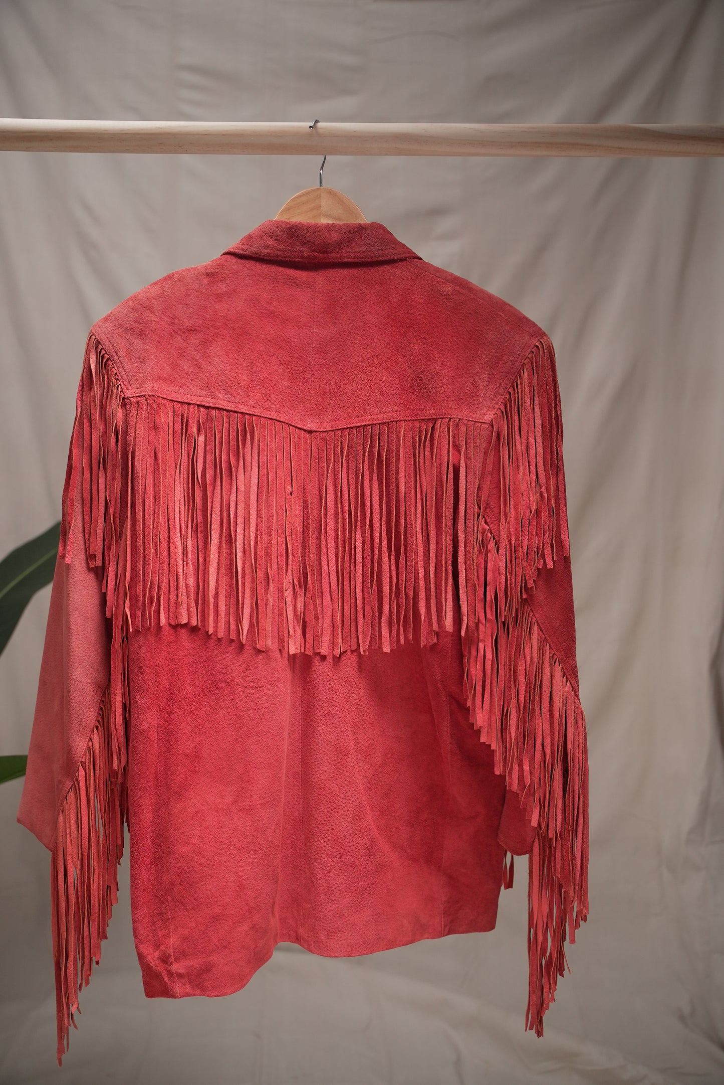 Vintage Red Leather Jacket