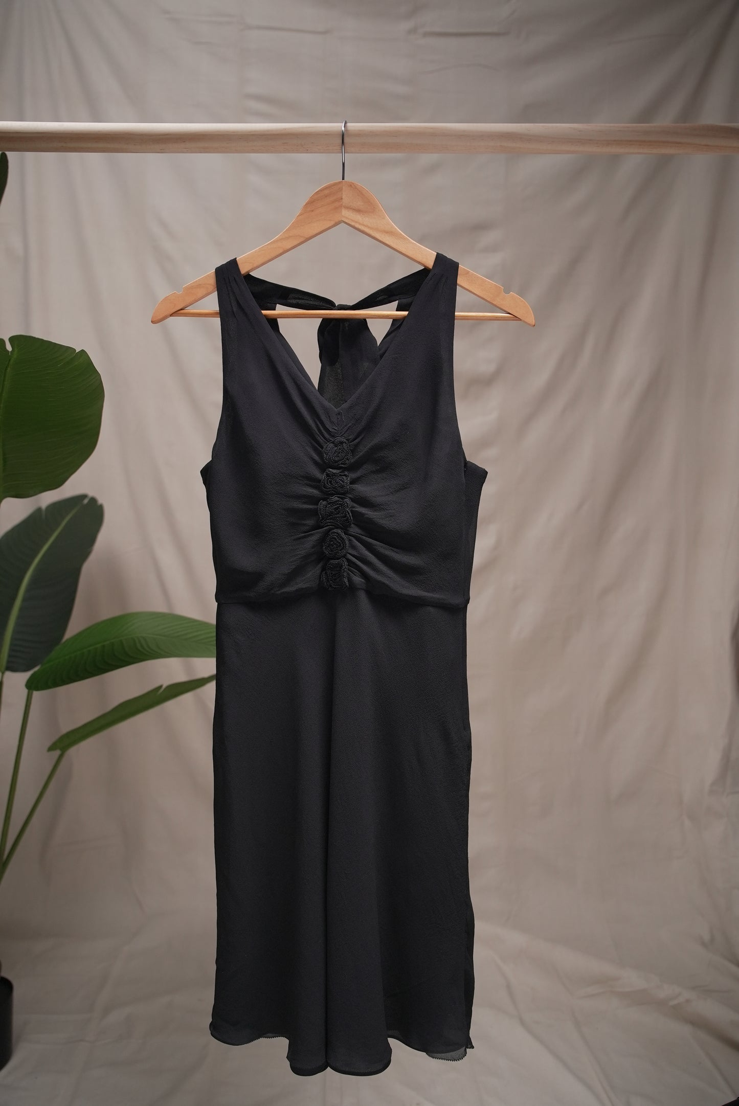Silk Black Dress