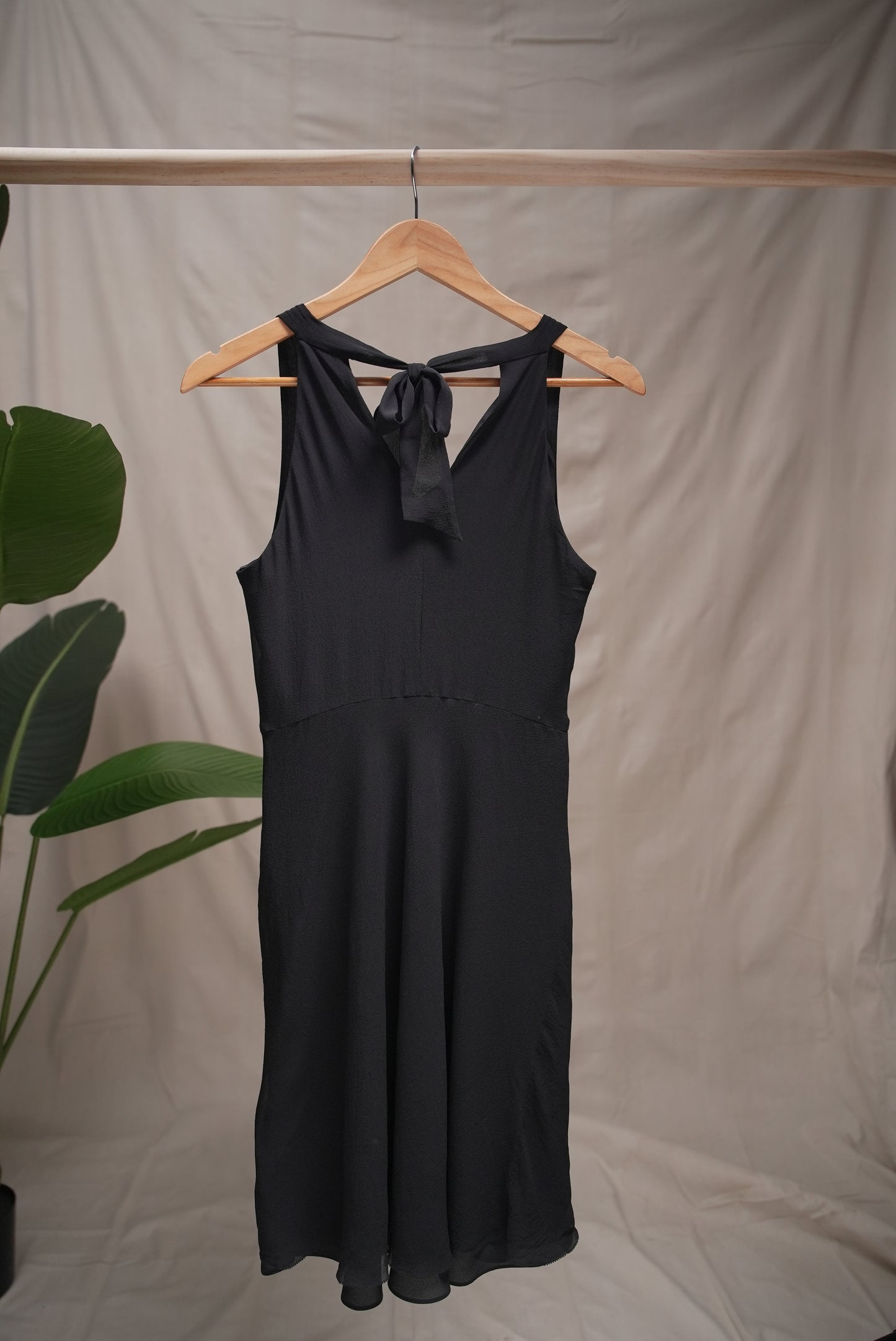 Silk Black Dress