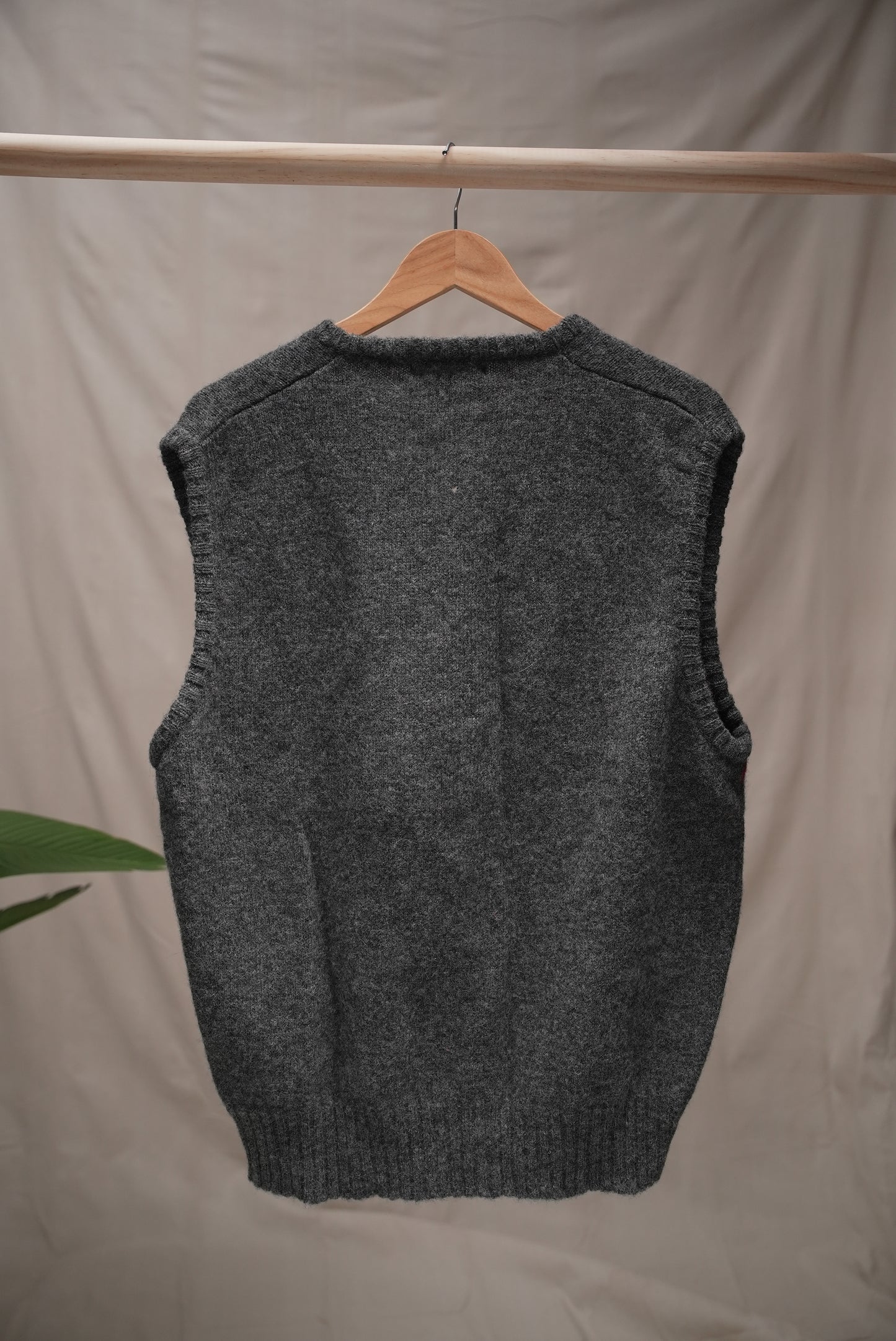 Patterned Wool Vest