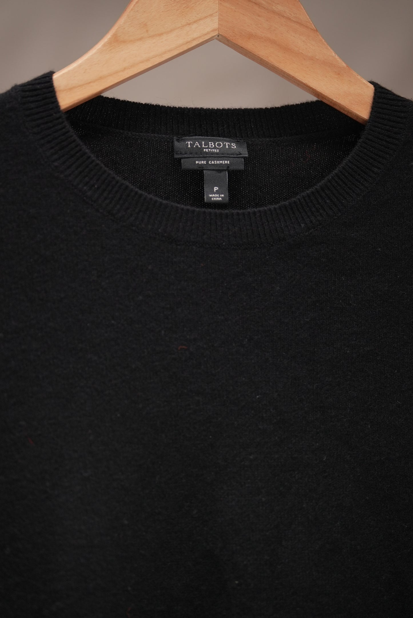 Black Cashmere Sweater