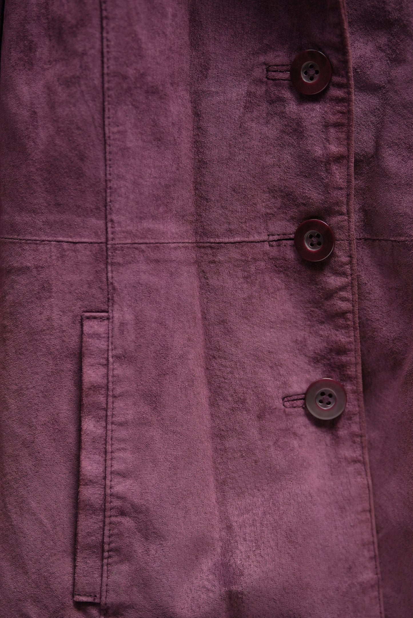 Y2K Purple Oversized Suede Jacket