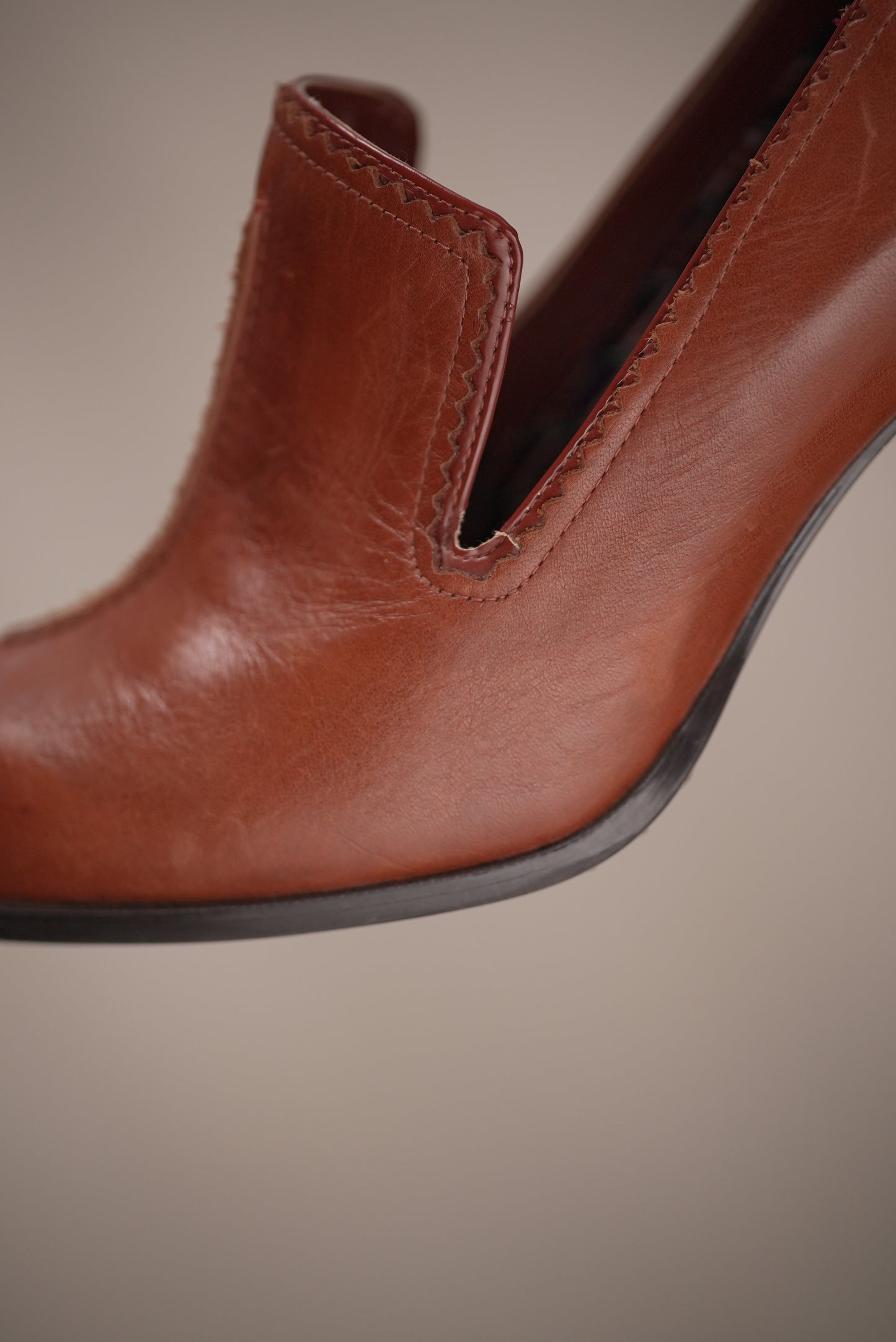 Clarks Brown Leather Heels
