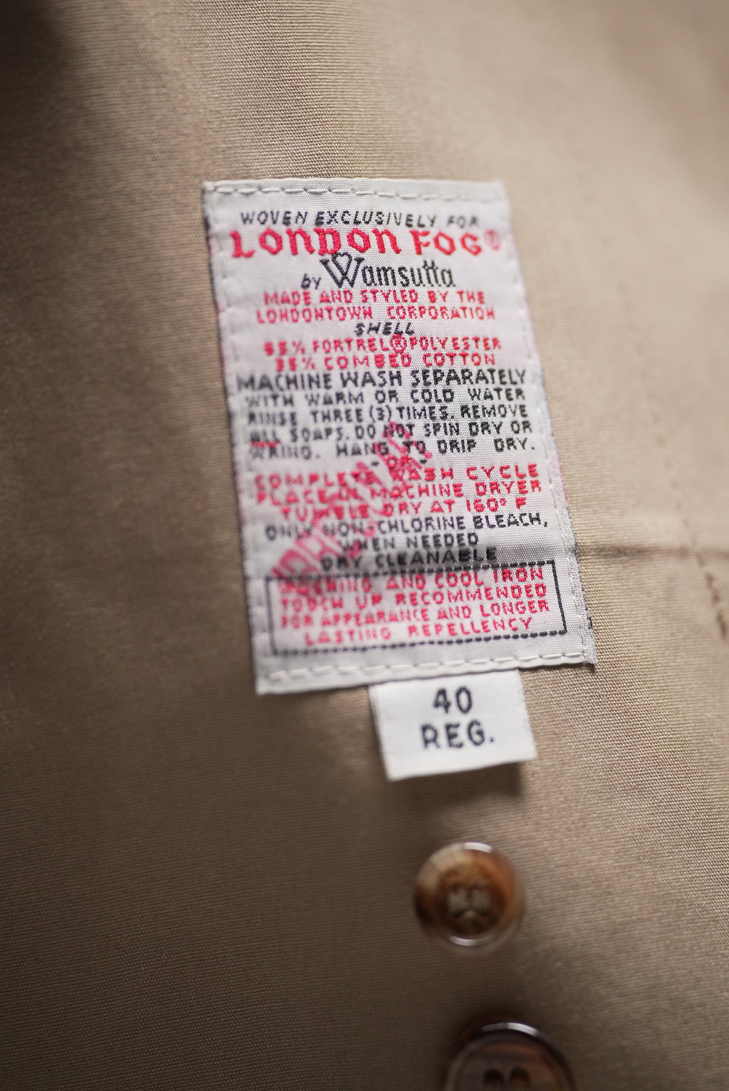 London Fog Trench