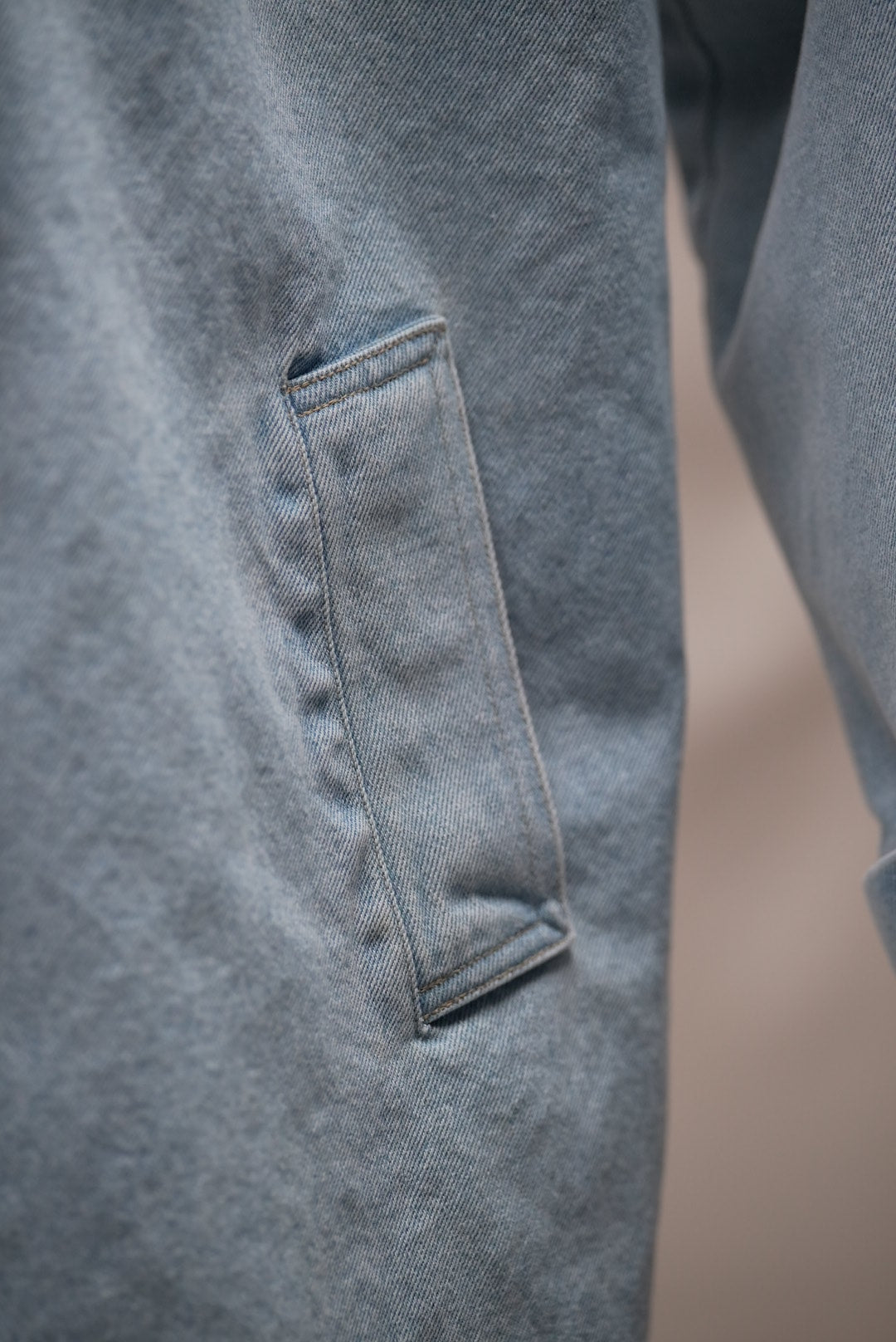 Oversized Denim Coat