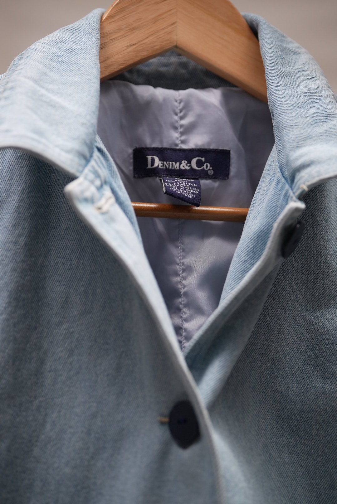 Oversized Denim Coat