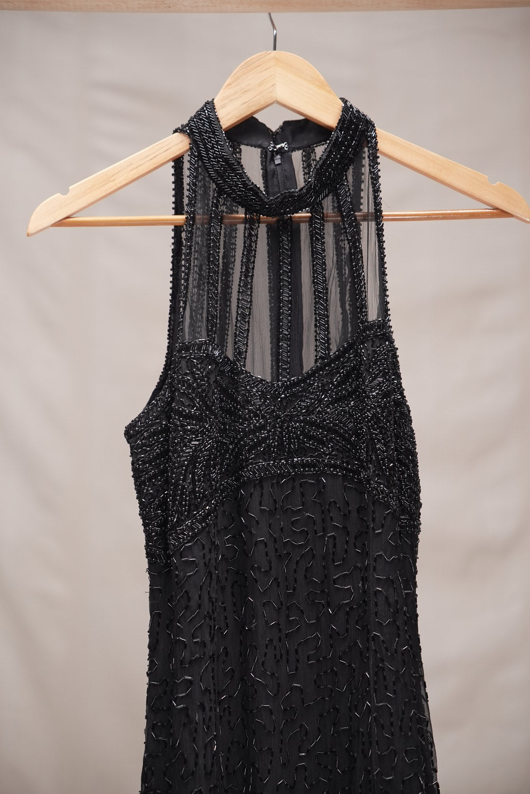 Vintage Silk Embellished Gown