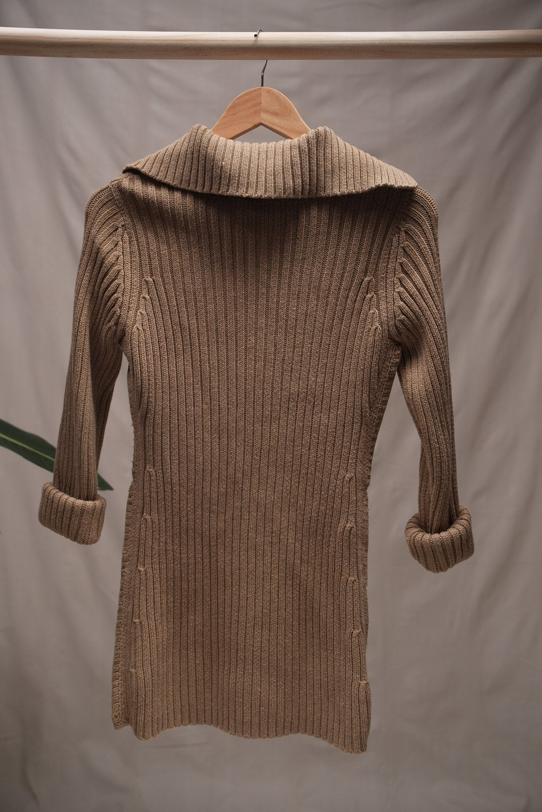 Suede Knit Cardigan