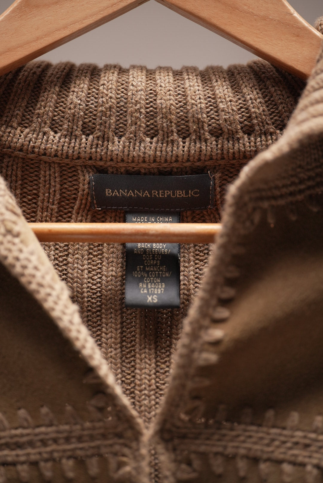 Suede Knit Cardigan