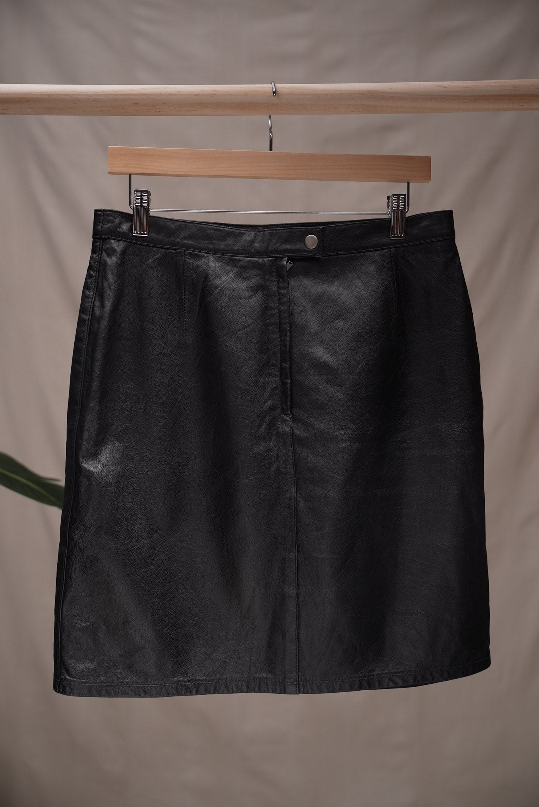 Black Leather Skirt