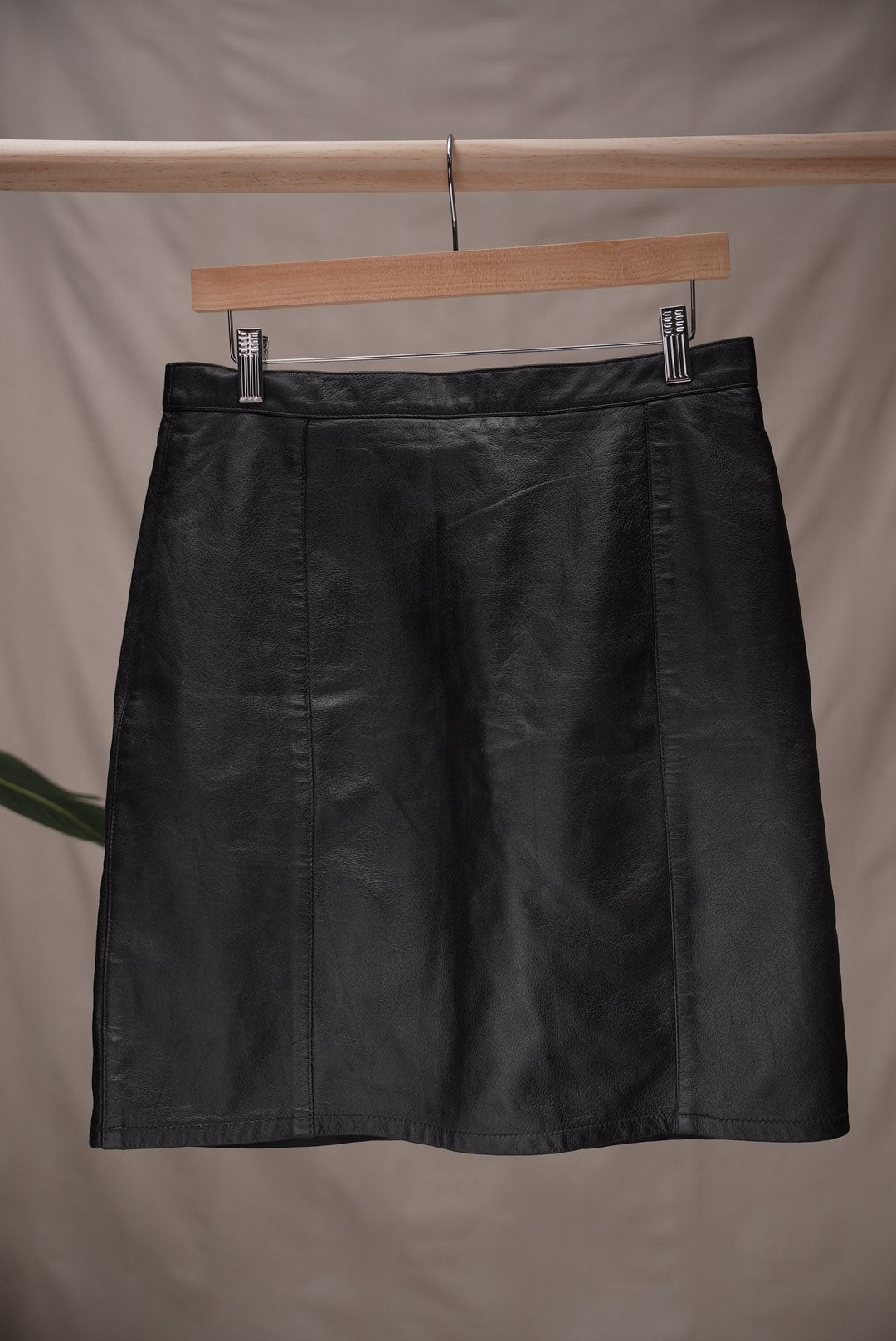 Black Leather Skirt