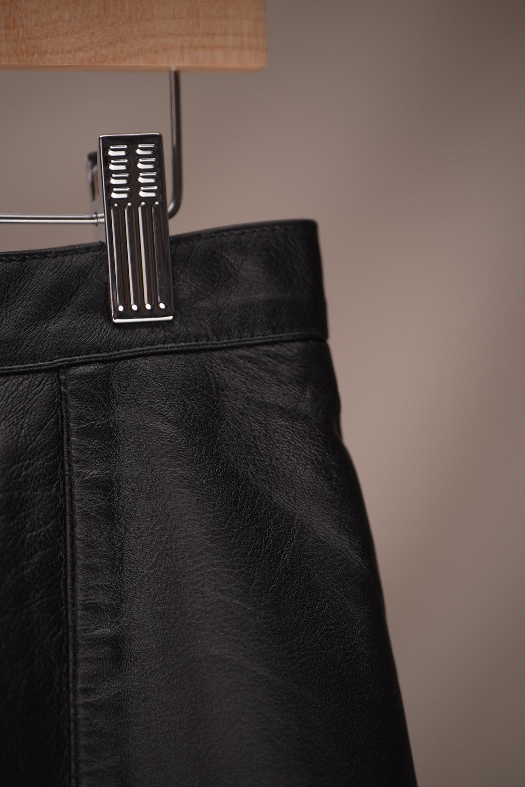Black Leather Skirt