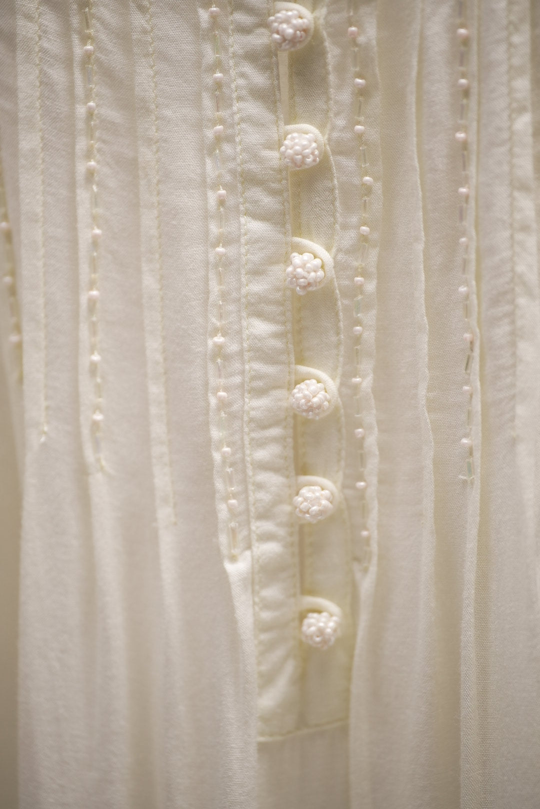 White Embellished Blouse