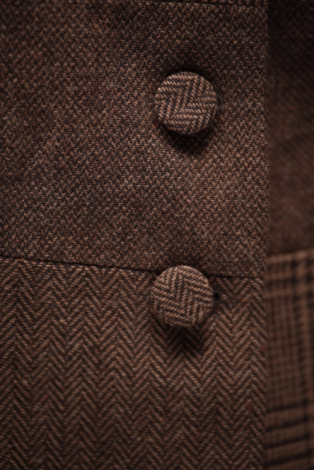 Wool & Suede Collar Blazer