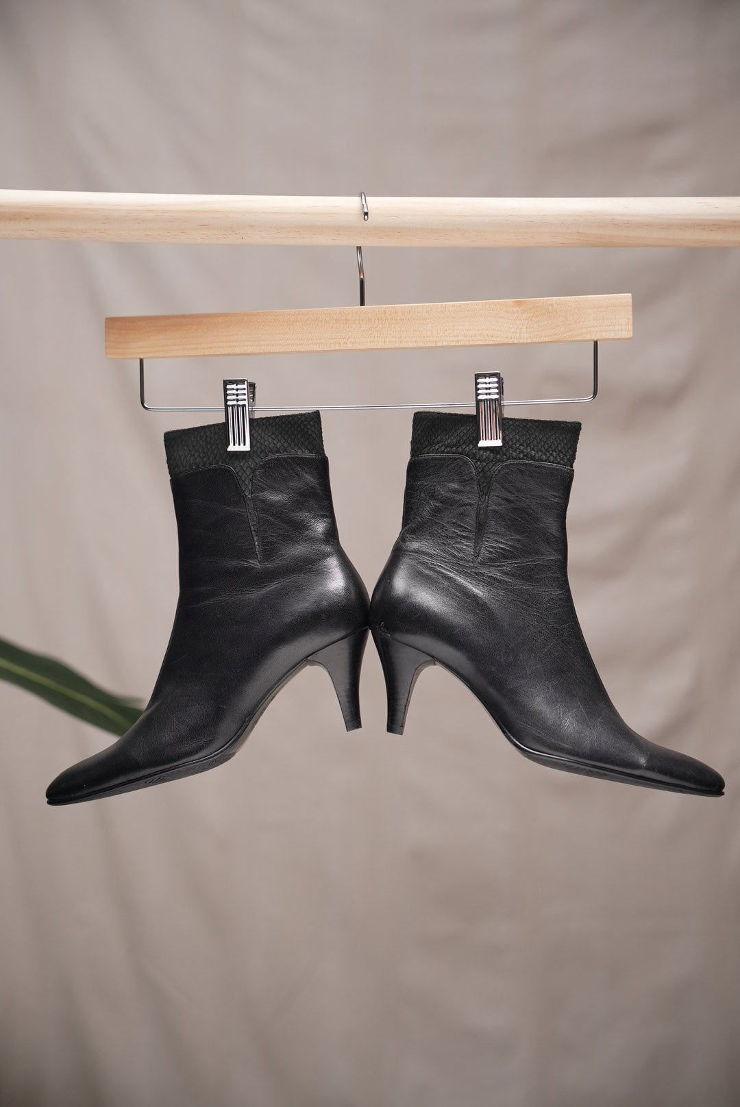 Black Leather Boots