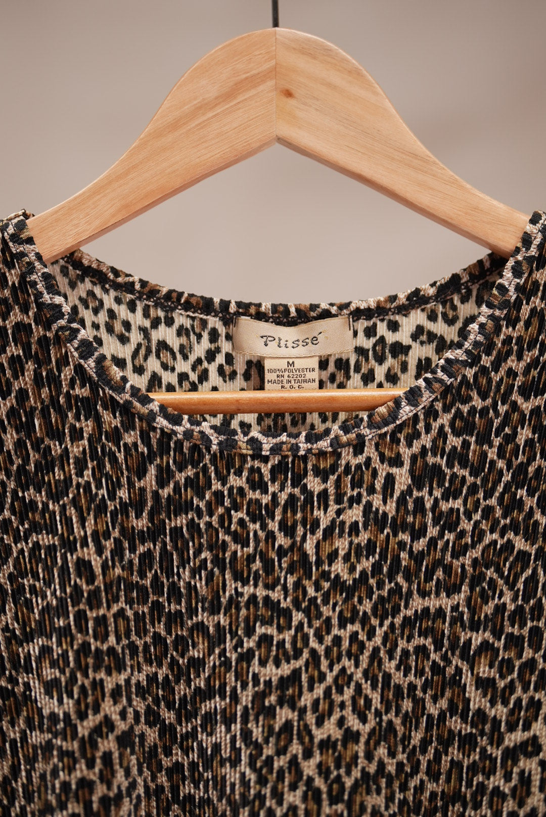 Cheetah Print Blouse