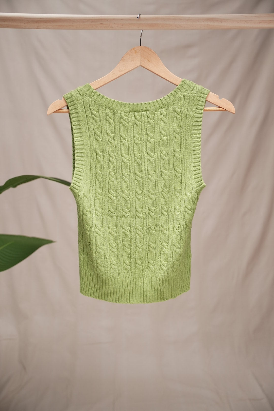 Green Sweater Vest
