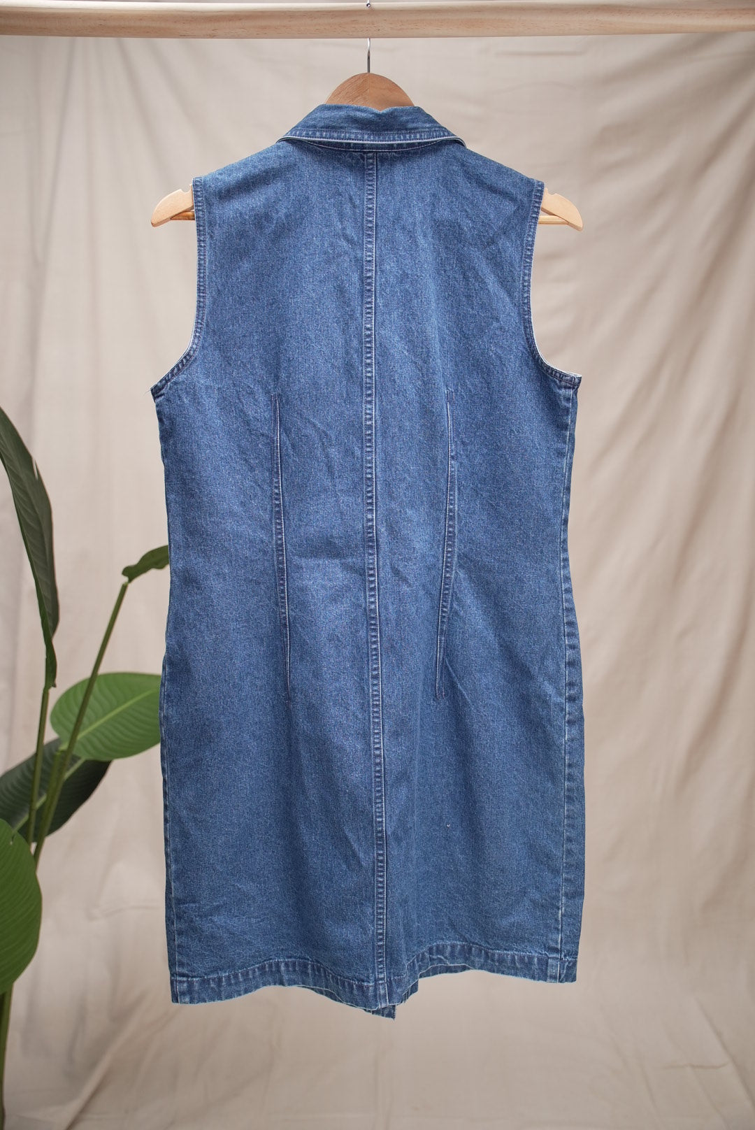 Denim Button Up Dress