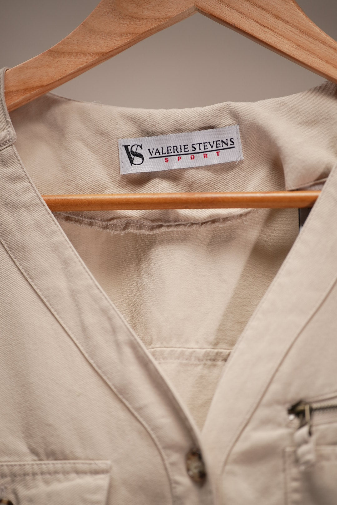 Valerie Stevens Khaki Maxi Dress
