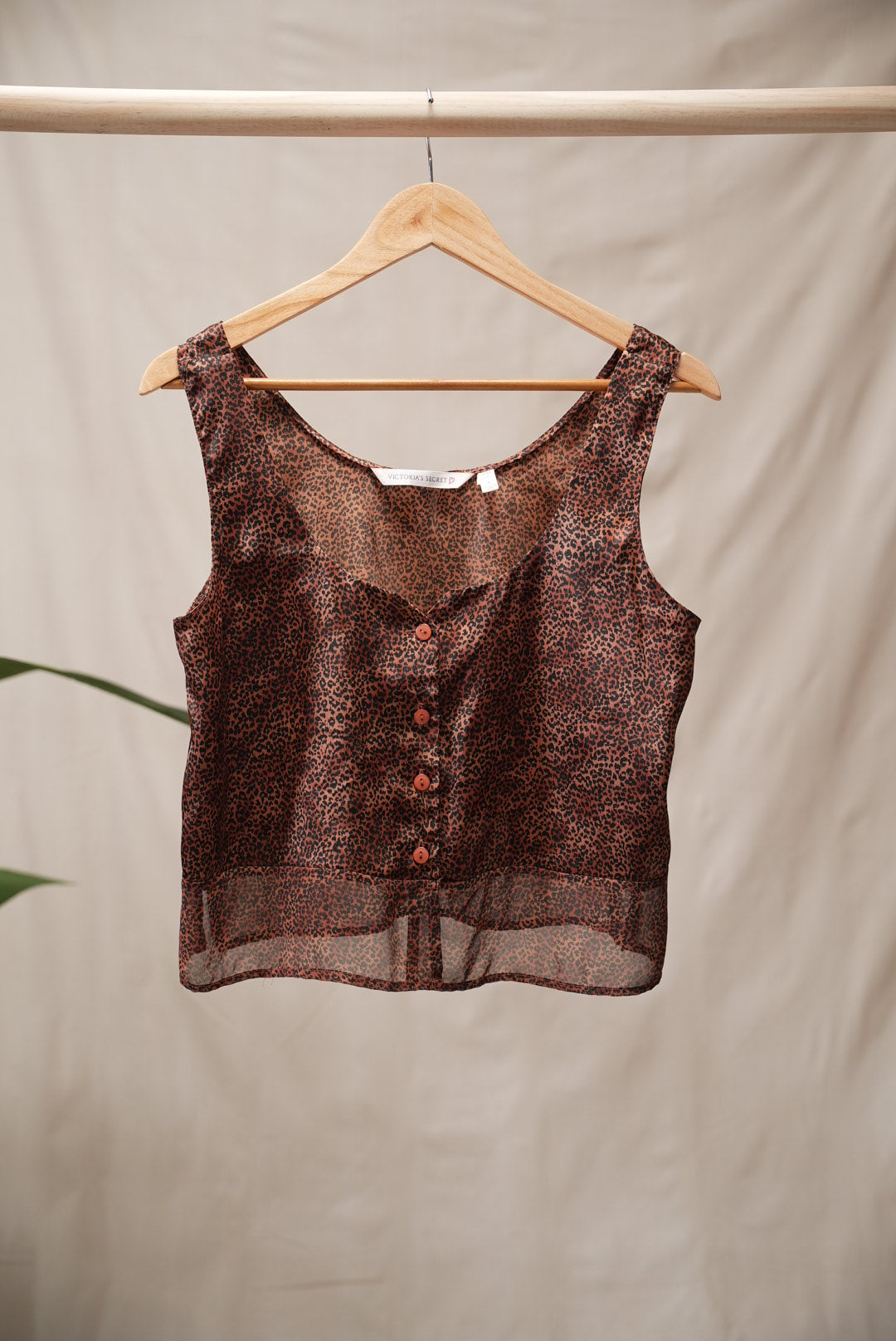 Vintage Victoria's Secret Cheetah print Top