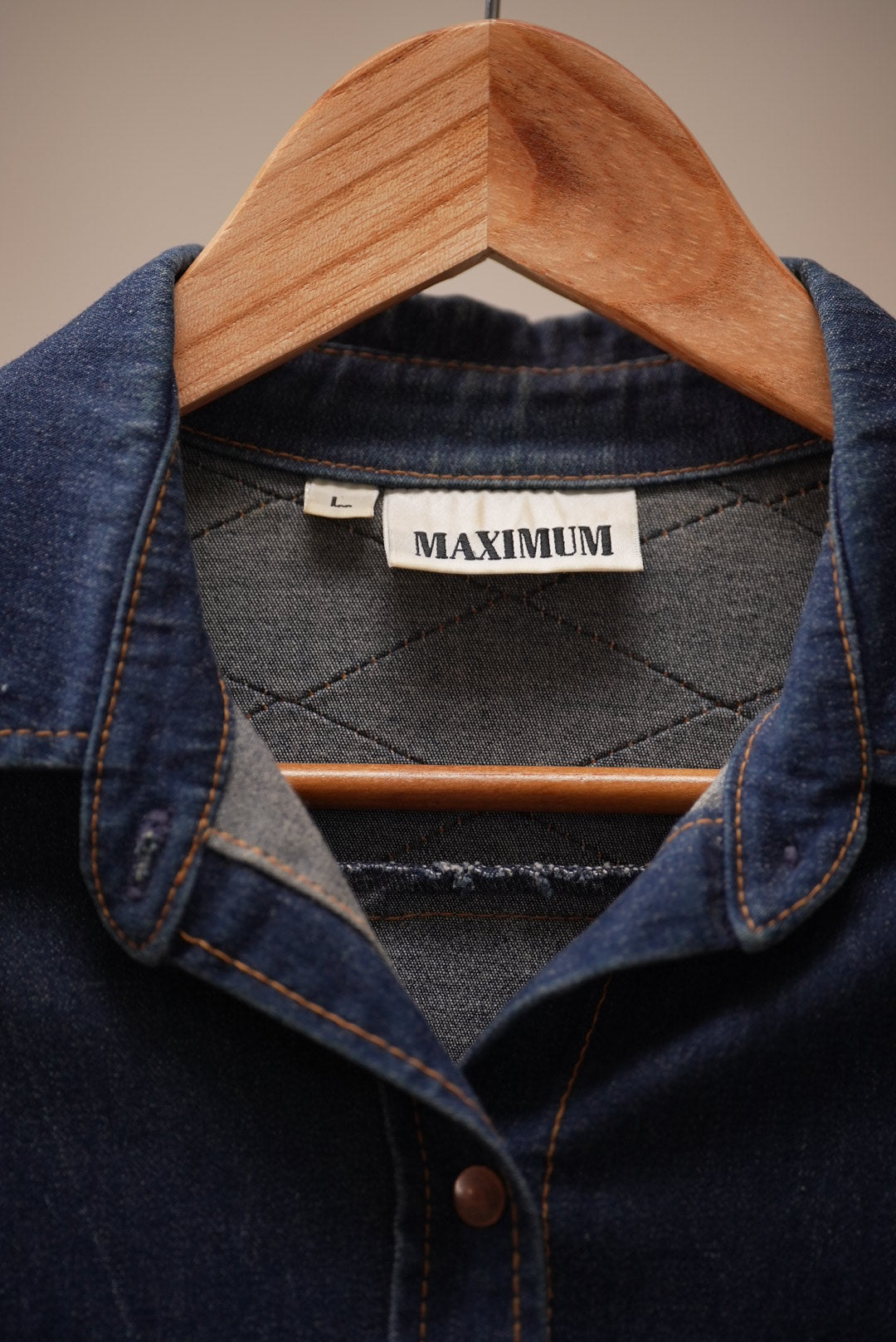 Denim Shirt with Flare Sleeves