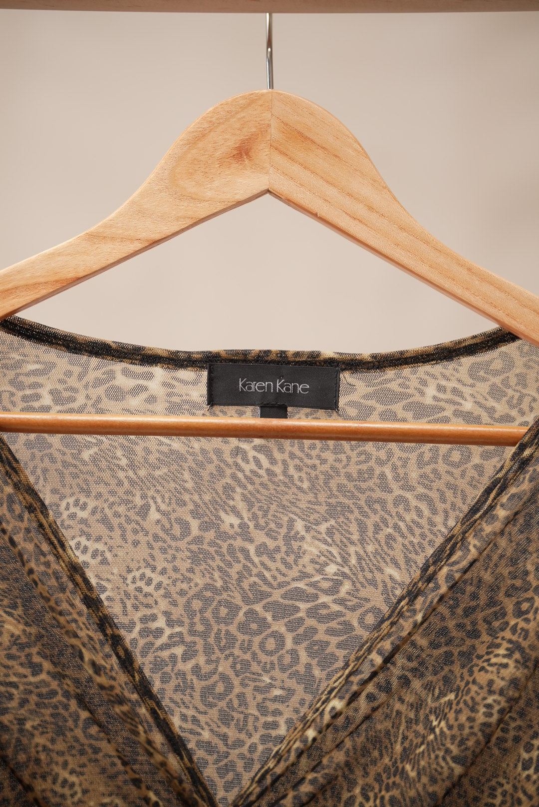 Sheer Cheetah Print Blouse