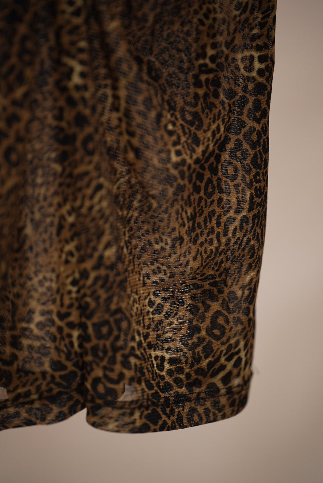 Sheer Cheetah Print Blouse