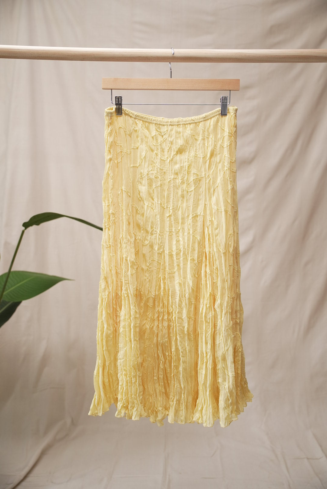 Yellow Maxi Skirt
