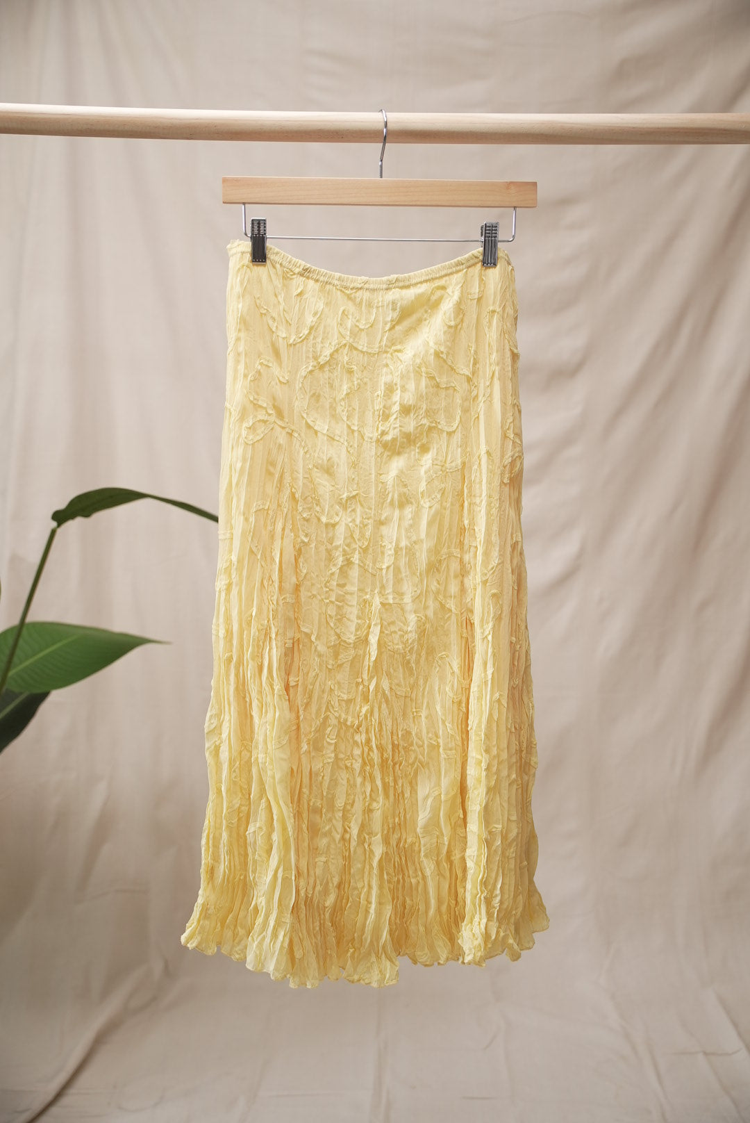 Yellow Maxi Skirt