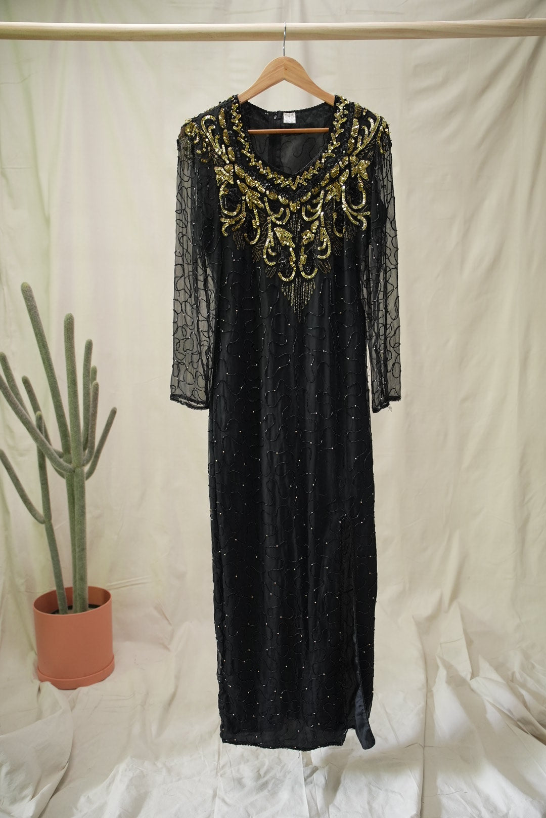 Silk Embellished Dress