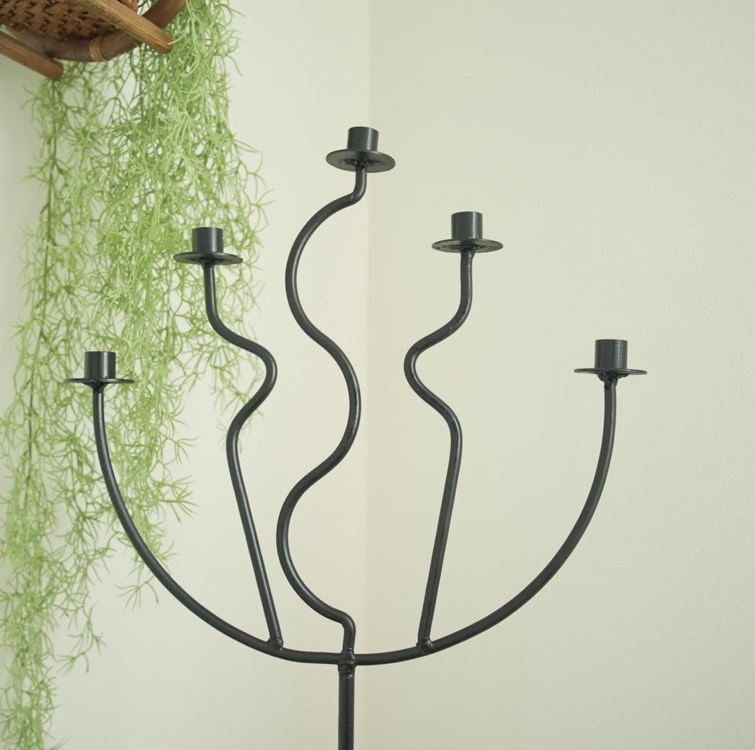 Wrought Iron Candelabara