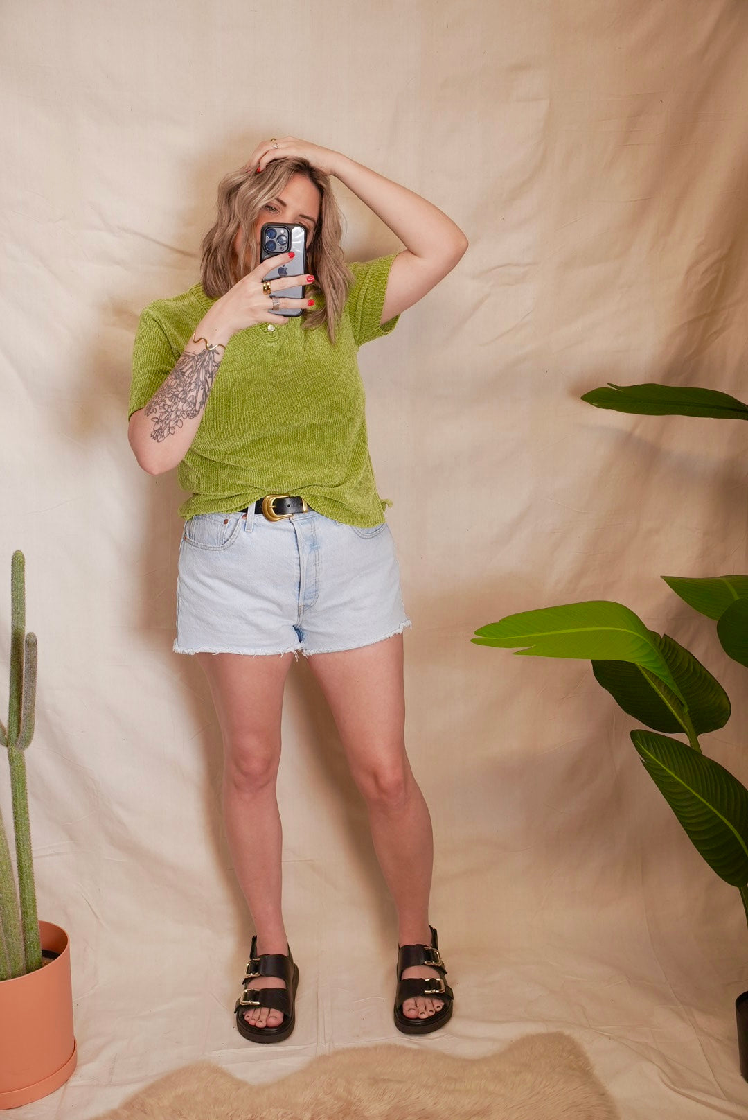 Green Sweater Shirt