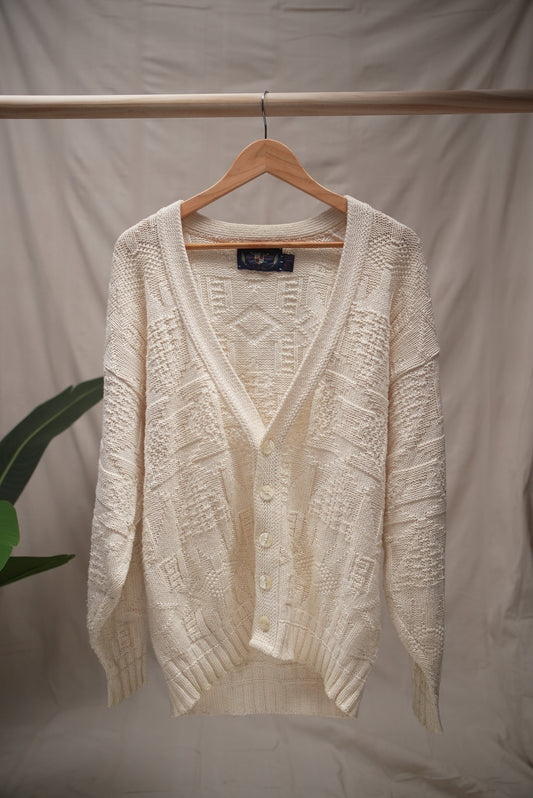 Vintage Cable Knit Cardigan