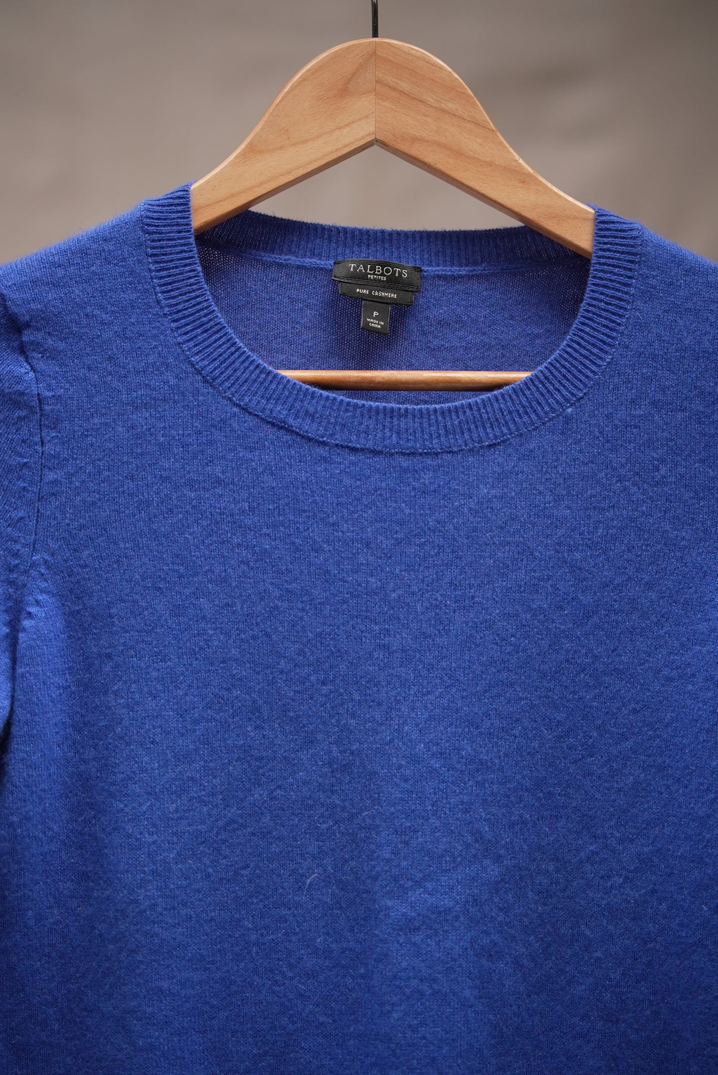 Blue Cashmere Sweater