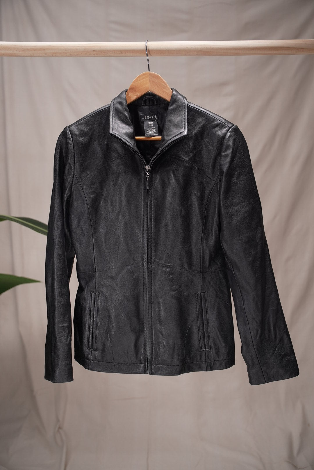 George Black Leather Jacket