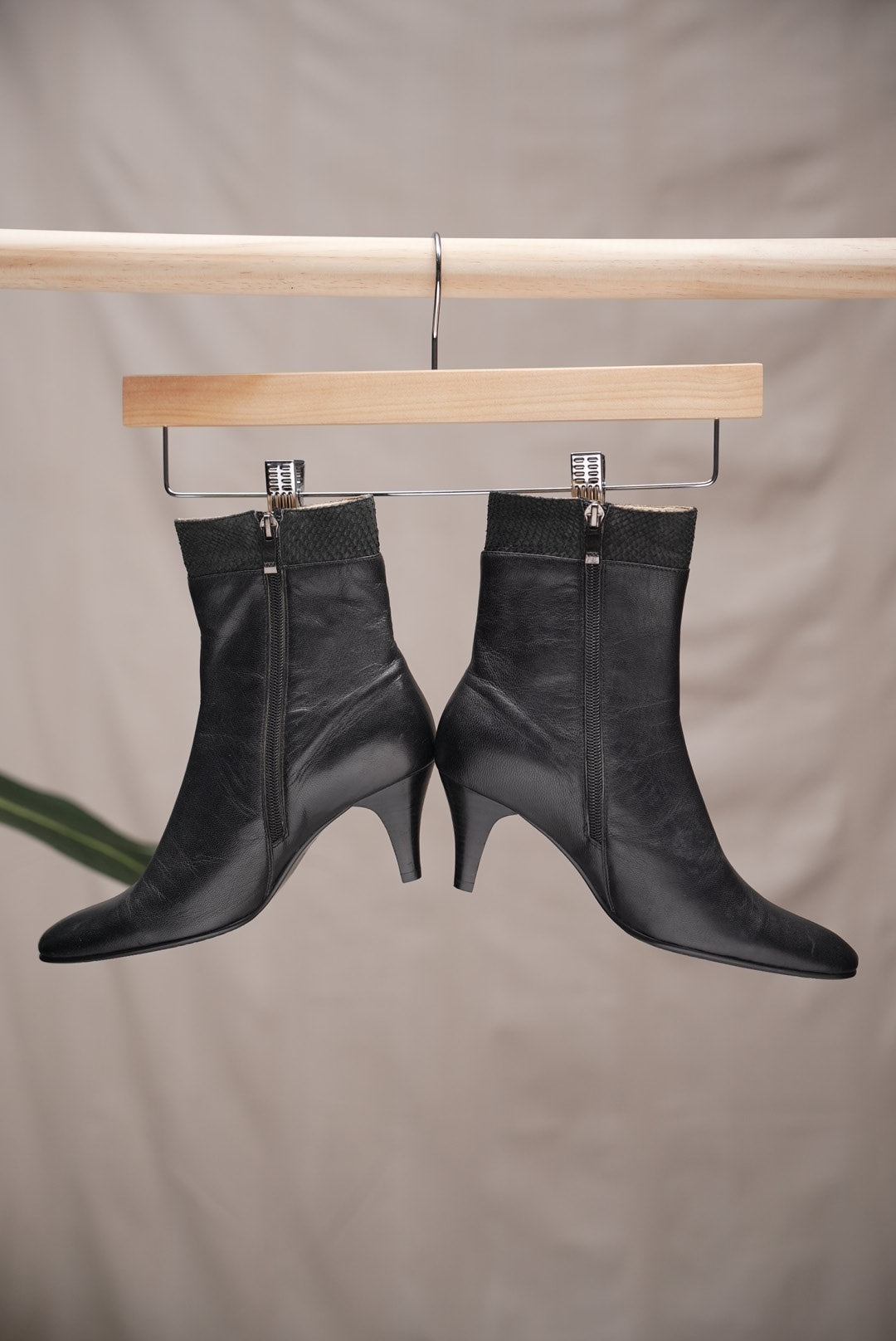 Black Leather Boots